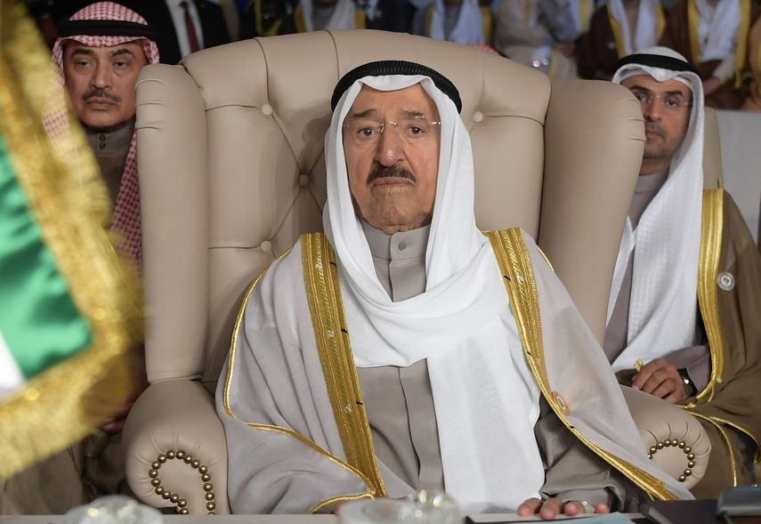 El jeque Sabah Al Ahmad Al Sabah, gobernante de Kuwait, en una foto del 31 de marzo de 2019.&nbsp;