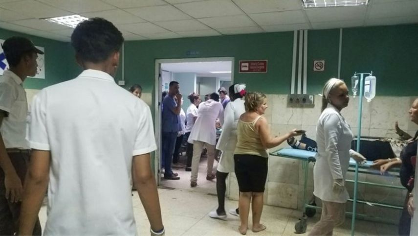 Los heridos fueron recibidos en el&nbsp;Hospital General&nbsp; Docente Antonio Luaces Iraola, de Ciego de Ávila, en la región central de Cuba.