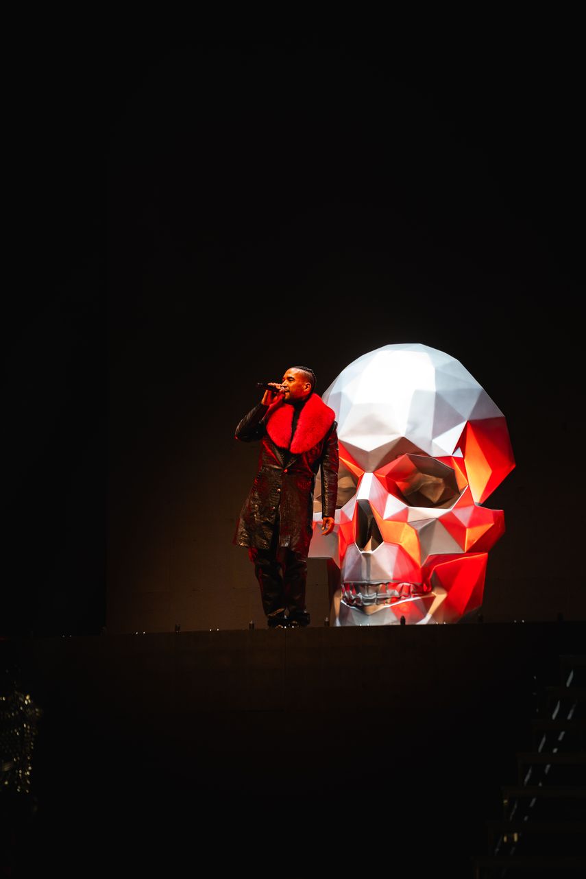 Don Omar presenta la gira Back to Reggaetón en Oaxaca, México, el 8 de marzo de 2025.
