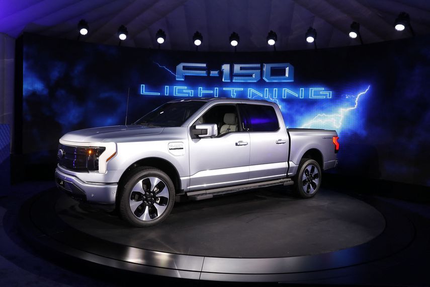 La nueva camioneta eléctrica Ford&nbsp; F-150.