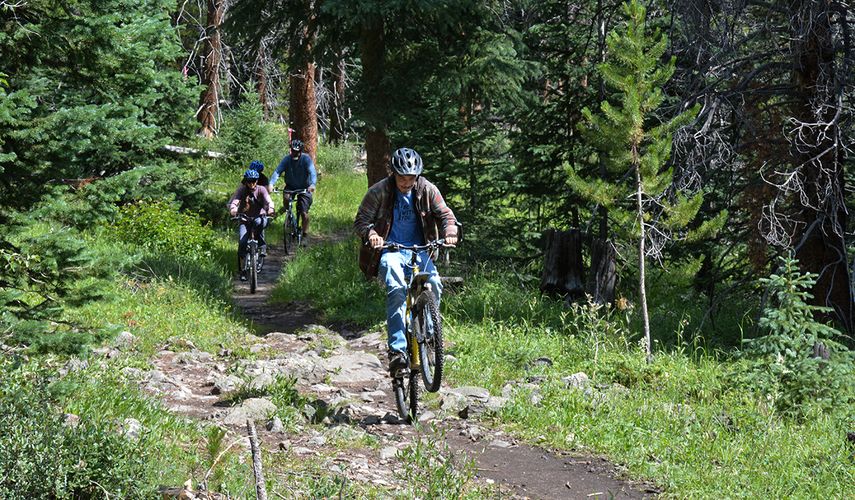 Biking, Breckenridge, Colorado.