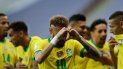 Neymar, de la selección de Brasil, festeja luego de conseguir el segundo tanto de su equipo ante Venezuela en el partido inaugural de la Copa América, el domingo 13 de junio de 2021 Neymar, de la selección de Brasil, festeja luego de conseguir el segundo tanto de su equipo ante Venezuela en el partido inaugural de la Copa América, el domingo 13 de junio de 2021