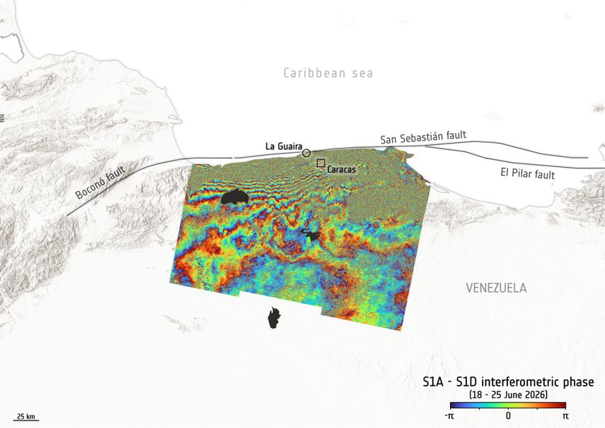 El doble terremoto sufrido en Venezuela podría haber dejado unos 58.870 edificios dañados o destruidos en toda la región afectada, según una primera evaluación experimental rápida realizada por la NASA gracias a imágenes satelitales. Las imágenes se han creado usando datos del radar del satélite Sentinel-1, que forma parte del programa europeo de observación de la Tierra Copernicus, y la NASA destaca que se trata de un producto preliminar elaborado a los pocos días del suceso y aún no ha sido validado.&nbsp;