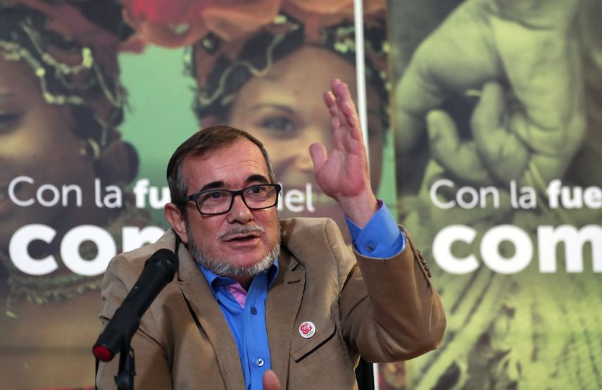 Rodrigo Londoño, candidato presidencial del partido FARC