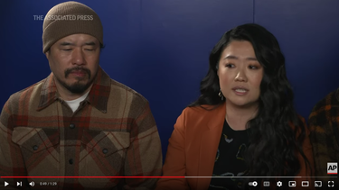 Durante el estreno en el Festival de Cine de Sundance de la película Shortcomings”, la actriz Sherry Cola habla sobre el tiroteo en Monterey Park, California.&nbsp;