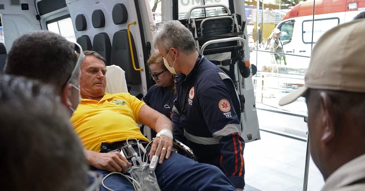 Complicaciones médicas mantienen a Jair Bolsonaro en cuidados intensivos