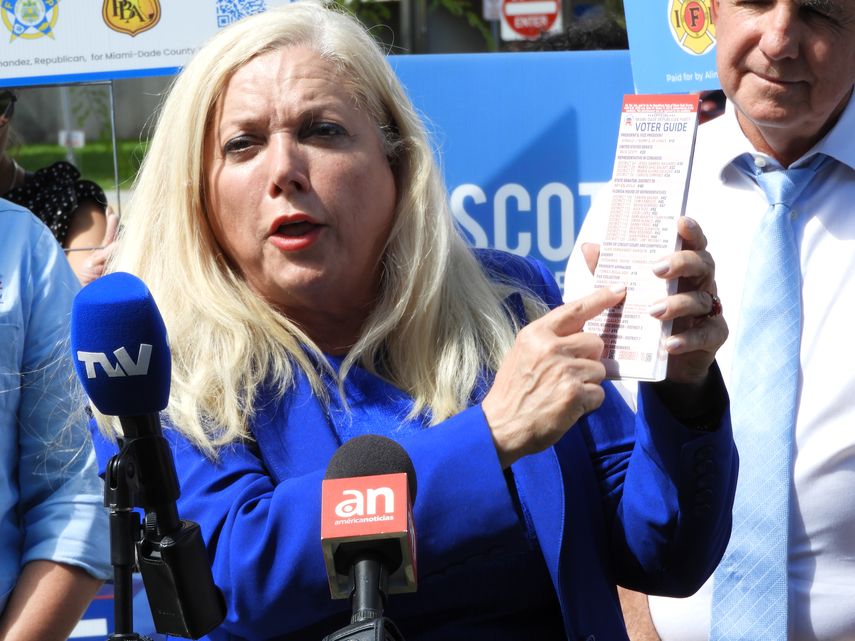 Alina García, candidata a supervisora de elecciones.
