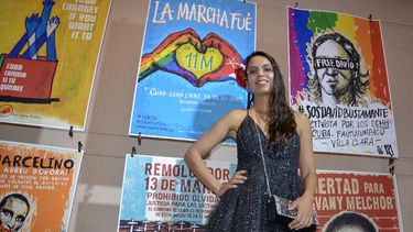 La artista cubanoamericana Annelys Casanova.