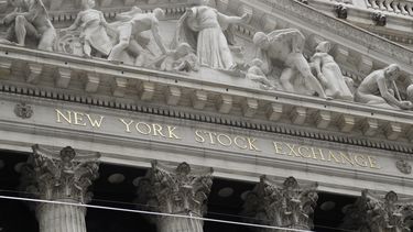 La fachada de la Bolsa de Valores de Nueva York, el 23 de agosto de 2019. 