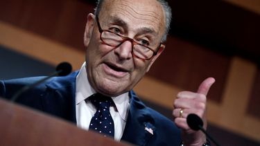 El presidente de la minoría demócrata en el Senado Chuck Schumer.