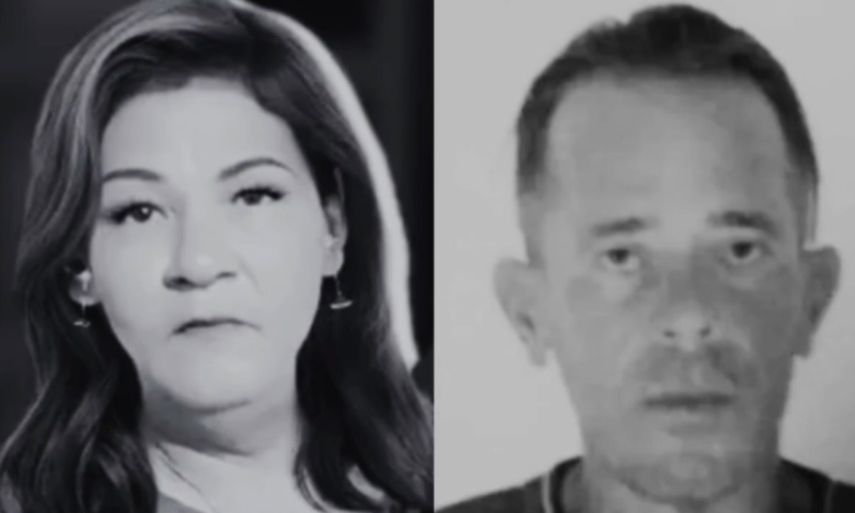 El preso político cubano Alexander Díaz Rodríguez y su madre, Moraima Rodríguez Batista.