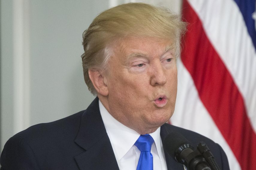 El presidente de los Estados Unidos, Donald Trump. 