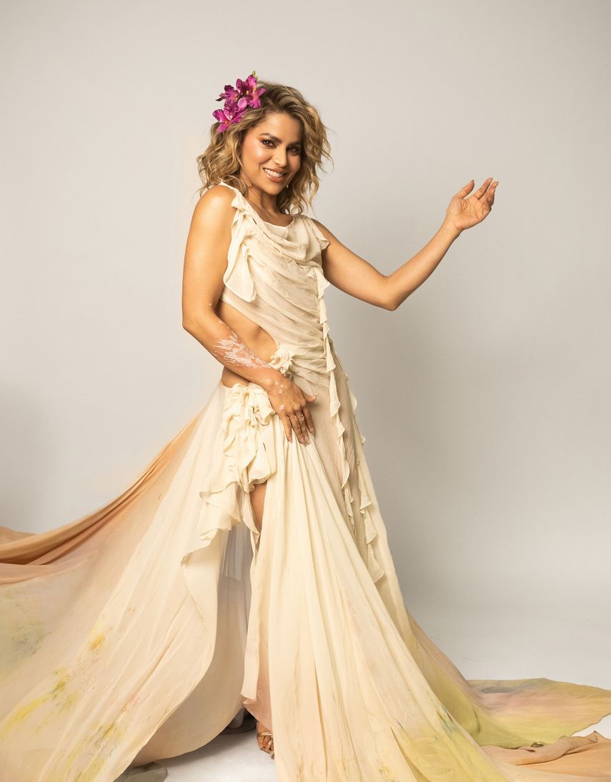 La cantante y compositora colombiana Adriana Lucía.