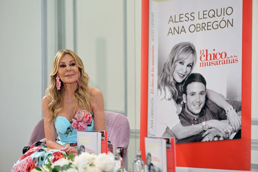 Ana Obregón durante la presentación del libro El chico de las musarañas, el 07 de junio de 2023, en Madrid.