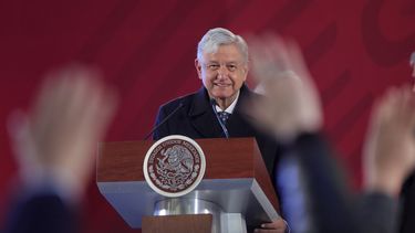 El presidente de México, Andrés Manuel López Obrador, en rueda de prensa.