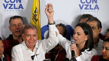 María Corina Machado y Edmundo González Urrutia, líderes opositores al régimen de Venezuela.&nbsp;