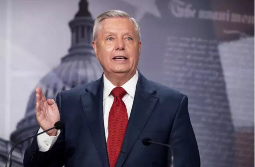 &nbsp;El senador por Carolina del Sur Lindsey Graham.