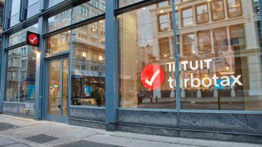 Una oficina de TurboTax en Nueva York.