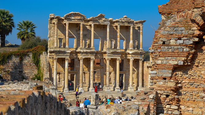 Biblioteca de Celso, Éfesos, Anatolia, hoy Turquía.