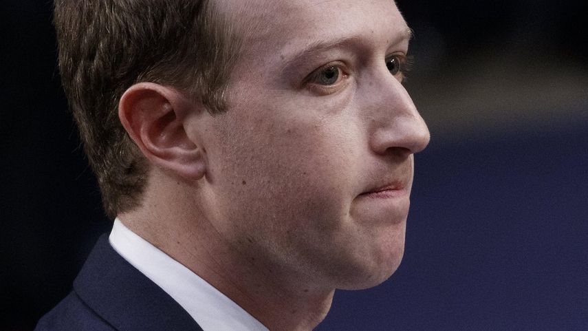 Mark Zuckerberg, presidente y fundador del gigante tecnológico Facebook,&nbsp;testifica ante el Comité de Comercio, Ciencia y Transporte y el Comité Judicial del Senado de EEUU, en Washington.&nbsp;