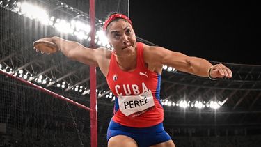 La cubana Yaimé Pérez se queda con el bronce en lanzamiento de disco femenino durante los Juegos Olímpicos de Tokio