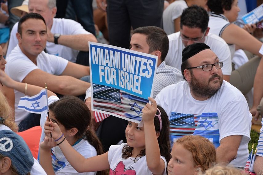 Más de tres mil personas asistieron al evento de apoyo a Israel (Alvaro Mata/DLA)