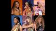 Esta combinación de fotografías muestra a las nominadas a Artista del año en los premios MTV Video Music Awards: Beyoncé, Doja Cat, Karol G, Nicki Minaj, Taylor Swift y Shakira.
