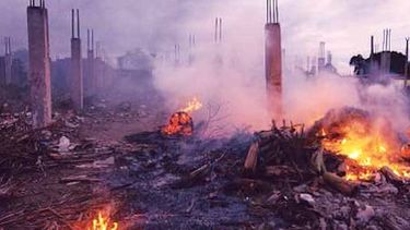 Quema de basura en un vertedero de Camagüey, Cuba.&nbsp;