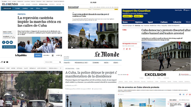 Los principales portales del mundo reflejaron lo ocurrido en Cuba.&nbsp;