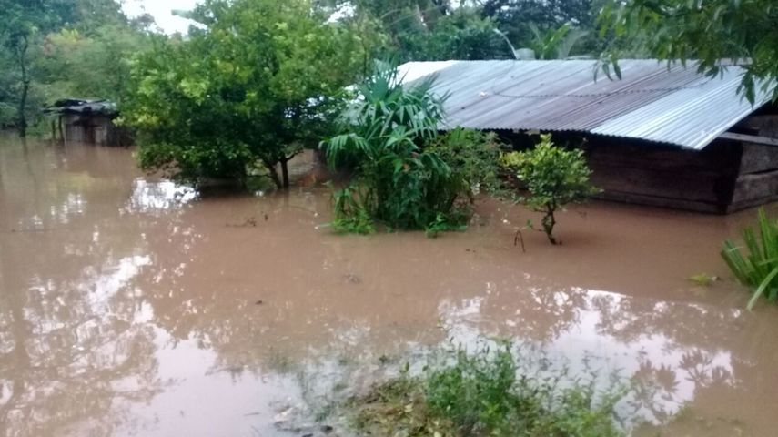 Torrenciales aguaceros han provocado inundaciones en varias zonas de la geografía nicaragüense.