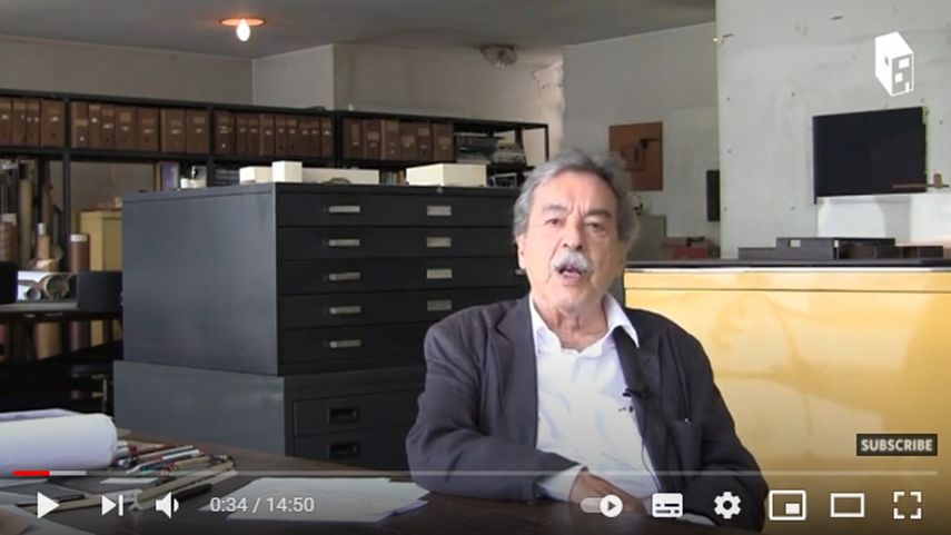 Arquitecto brasileño Paulo Mendes da Rocha.