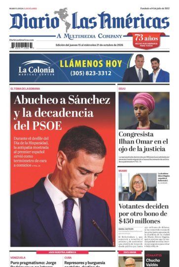 Edición semanal del jueves 15 al miércoles 21 de octubre de 2026 Edición semanal del jueves 15 al miércoles 21 de octubre de 2026