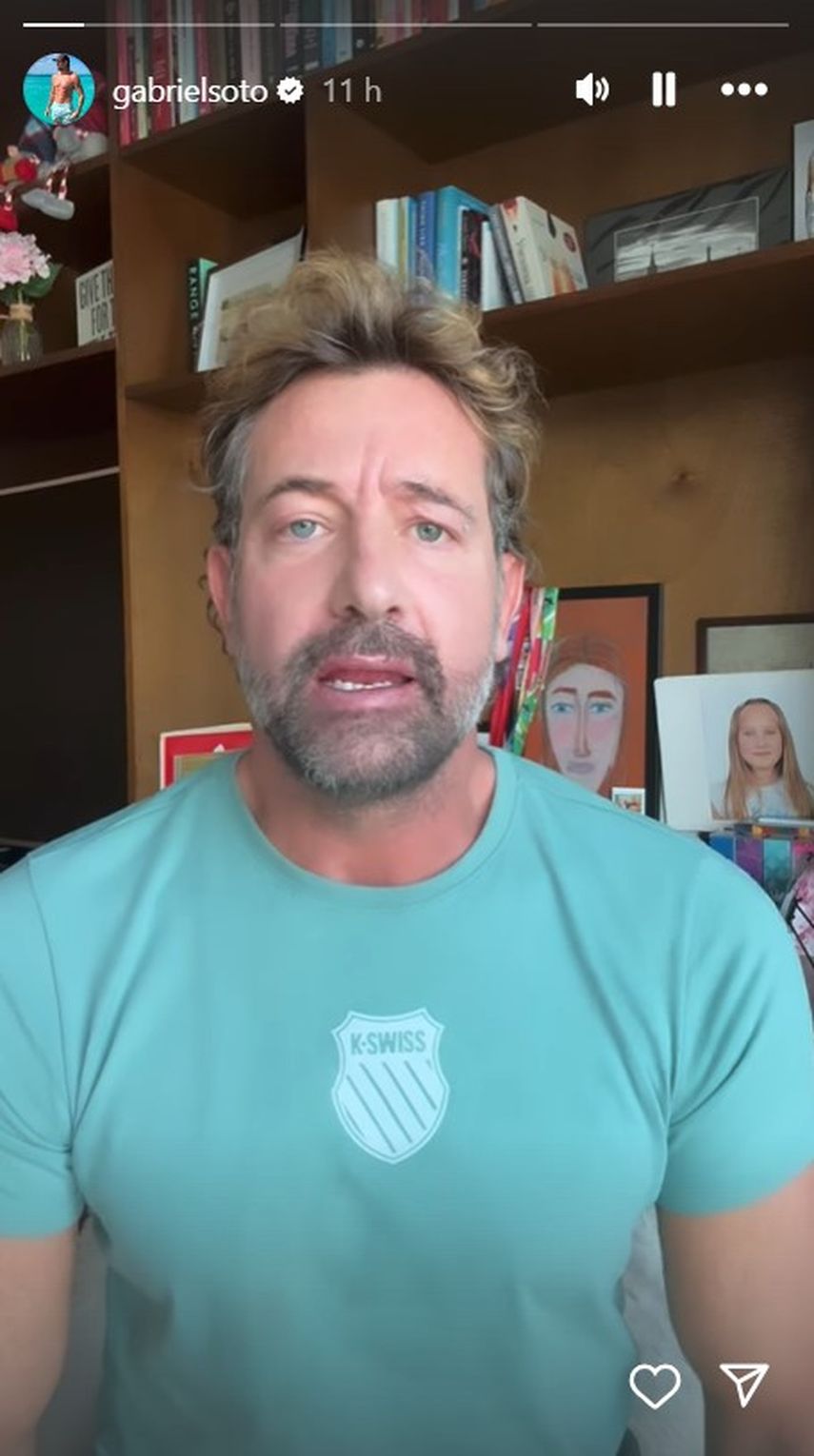 Gabriel Soto habla sobre su estado de salud el 7 de julio de 2024.