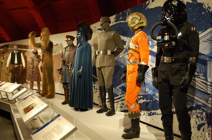 Una imagen de la exhibición Rebelde, Jedi, Princesa, Reina: Star Wars y el poder del disfraz. (EFE). 