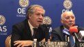 El secretario general de la OEA, Luis Almagro. A su lado (der.) el canciller paraguayo, Eladio Loizaga.