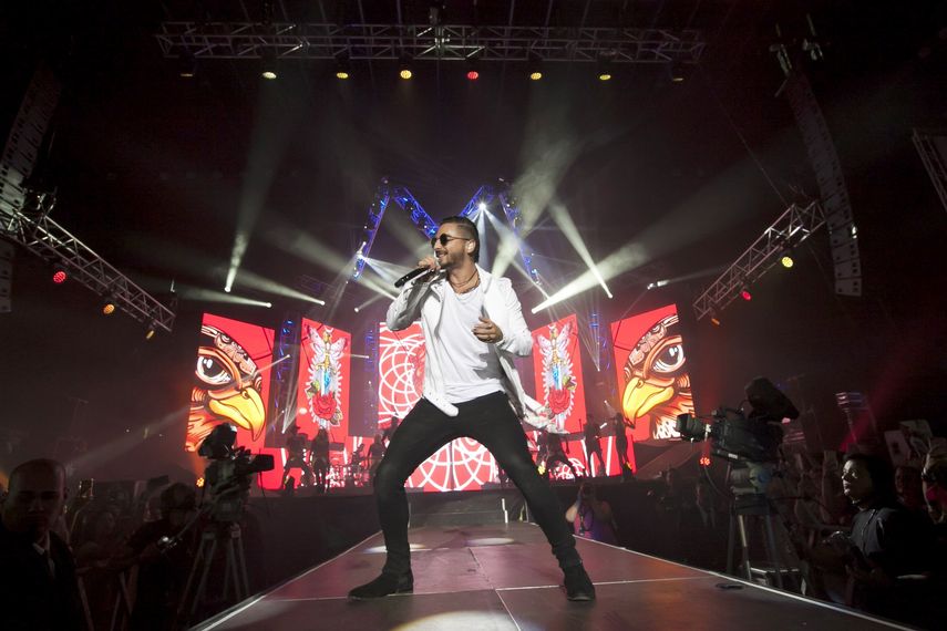El cantante colombiano&nbsp;Maluma, uno de los artistas latinos más solicitados y controvertidos del momento.