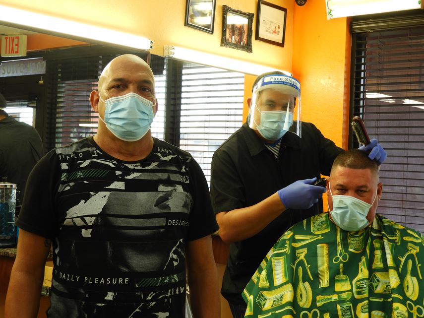Jorge Luis Rizo, propietario de barber&iacute;a en Hialeah.