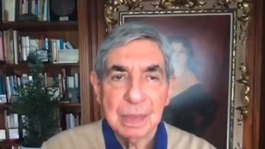 Expresidente de Costa Rica y Premio Nobel de la Paz, Óscar Arias&nbsp;