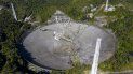 Imagen del telescopio de Arecibo en Puerto Rico. Imagen del telescopio de Arecibo en Puerto Rico.