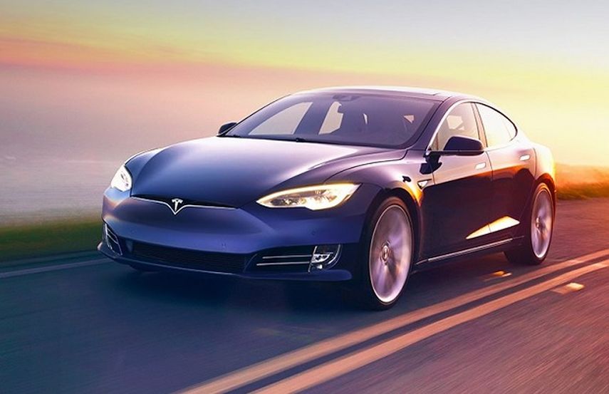 Imagen referencial de un auto Tesla, modelo S. (TWITTER/@TeslaMotors)
