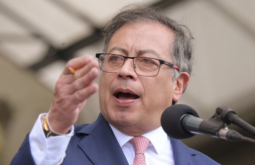 El presidente de Colombia, Gustavo Petro. 