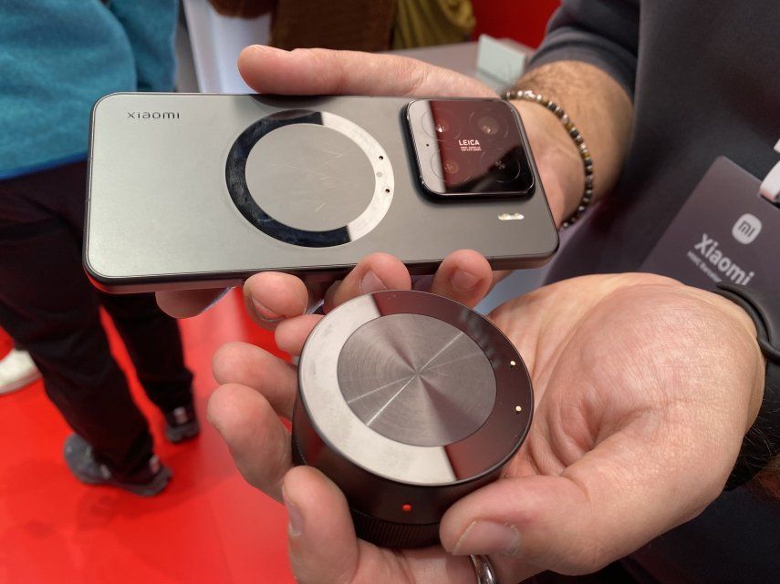El prototipo de lente intercambiable para móviles Xiaomi Modular Optical System.