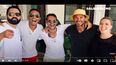 El profesor de salsa cubano Michel Valdés junto a artistas internacionales.