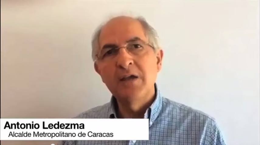 Ahora Antonio Ledezma se suma a la causa de la libertad, sufriendo en carne propia ser un preso político. (Foto: captura de Youtube)