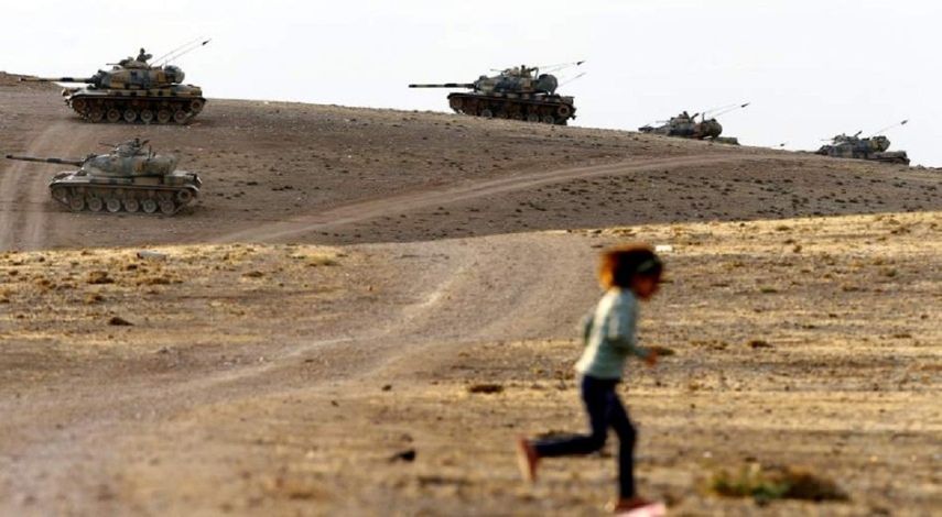Tropas turcas vigilan la frontera con Siria ante el recrudecimiento del conflicto entre ambos países&nbsp;