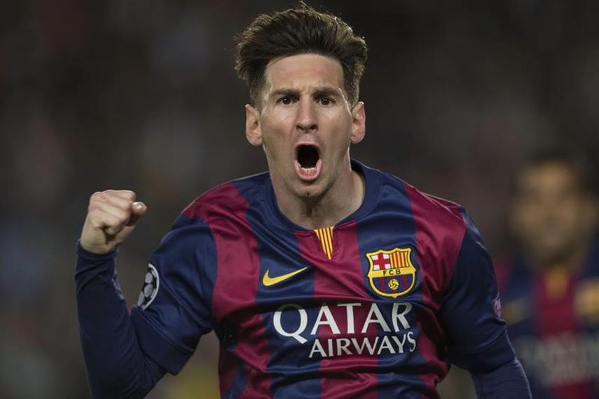 Messi fusiló al Barcelona con dos goles de gran factura. (EFE)