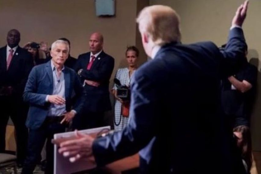 El periodista Jorge Ramos y el candidado republicano, Donald Trump volvieron a generar polémica. (CORTESÍA)