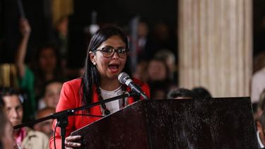 Delcy Rodriguez, presidenta de la Asamblea Nacional Constituyente.