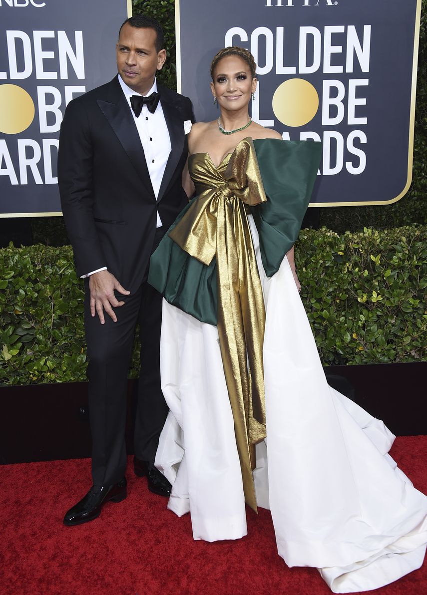 Jennifer L&oacute;pez lleg&oacute; a la alfombra roja de los Golden Globe acompa&ntilde;ada de Alex Rodr&iacute;guez.&nbsp;