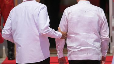 Los dictadores de Cuba y Venezuela, Miguel Diaz-Canel y Nicolás Maduro.